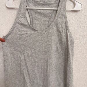 Lululemon Athletica Light Gray Tank Top